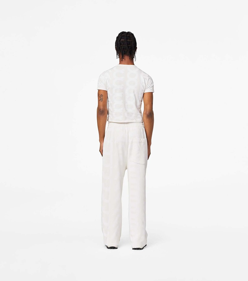 Women's Marc Jacobs Monogram Oversized Sweatpants White | UAE-971430