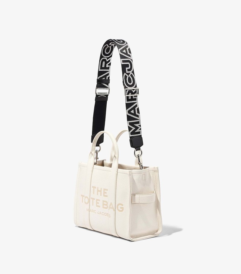 Women's Marc Jacobs Outline Logo Webbing Strap Bag Accessories Black / White | UAE-689514