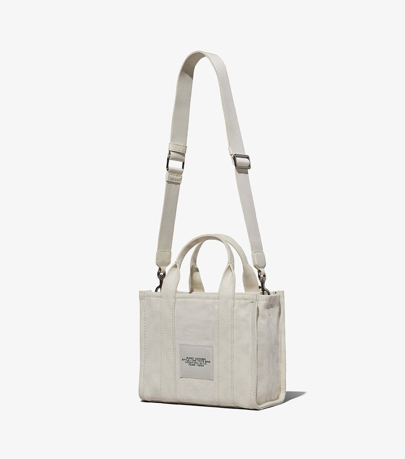 Women's Marc Jacobs Outline Monogram Mini Tote Bags White | UAE-652039