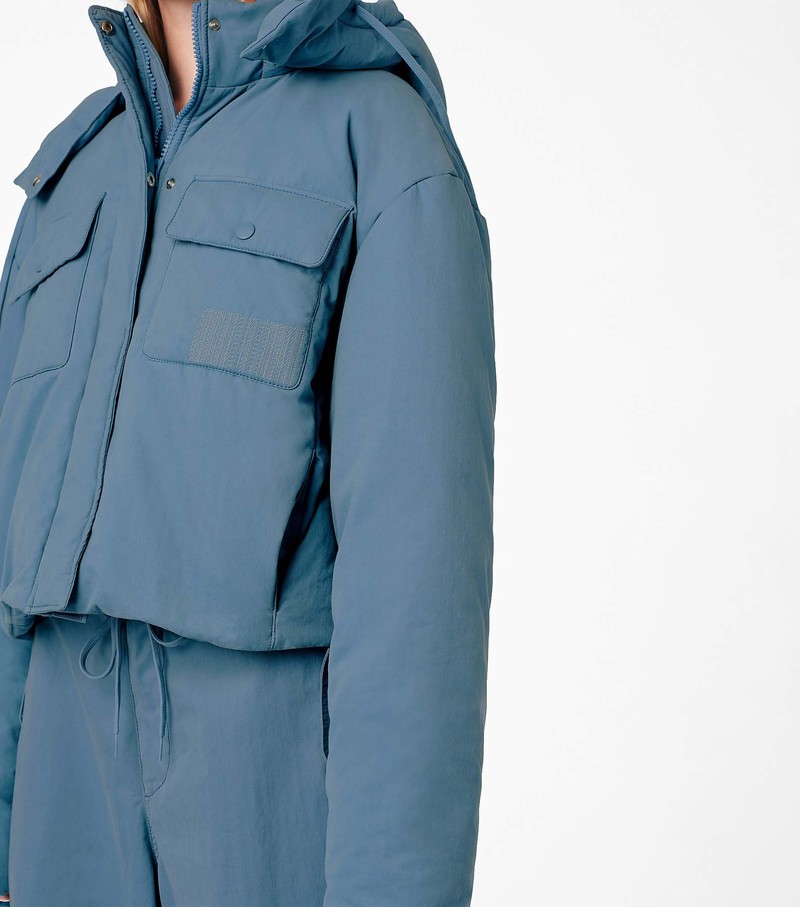 Women's Marc Jacobs Padded Cargo Jackets Blue | UAE-027456