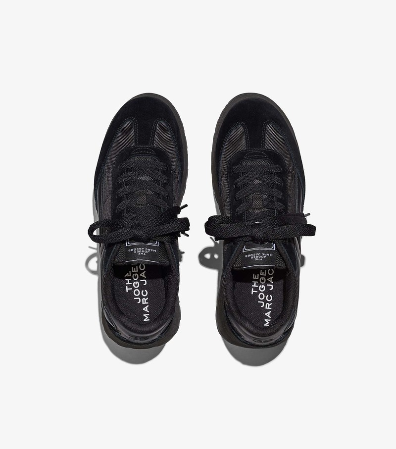 Women's Marc Jacobs Platform Jogger Sneakers Black | UAE-618423