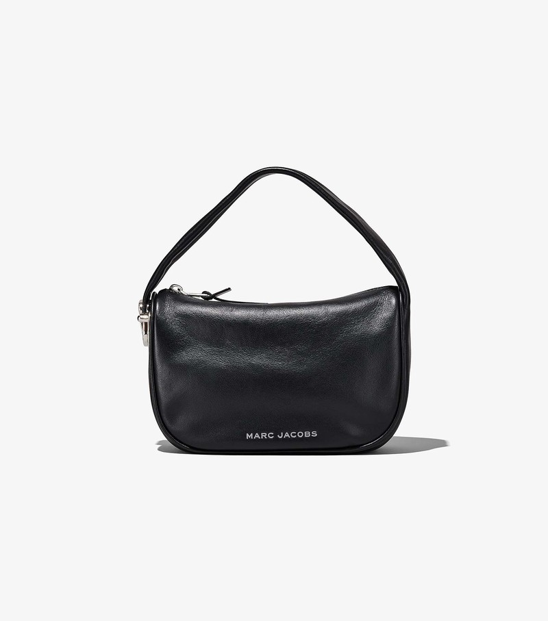 Women\'s Marc Jacobs Pushlock Hobo Mini Bags Black | UAE-142759