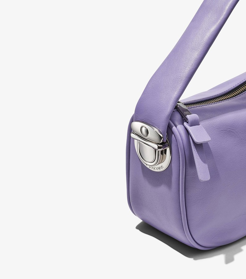 Women's Marc Jacobs Pushlock Hobo Mini Bags Purple | UAE-217345