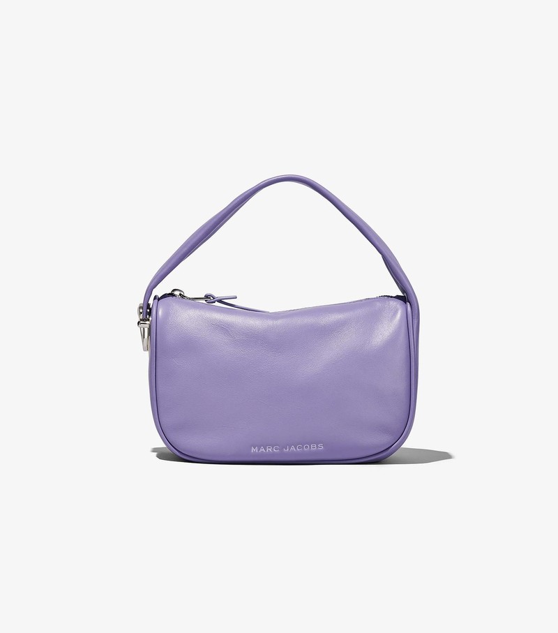 Women\'s Marc Jacobs Pushlock Hobo Mini Bags Purple | UAE-217345