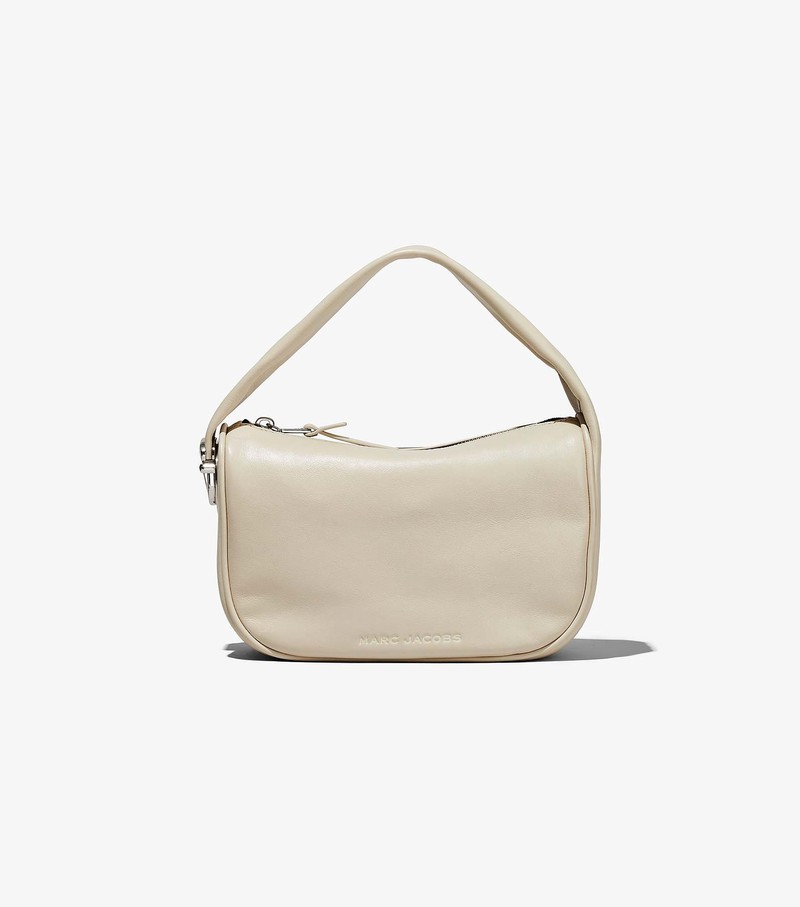 Women\'s Marc Jacobs Pushlock Hobo Mini Bags White | UAE-672945