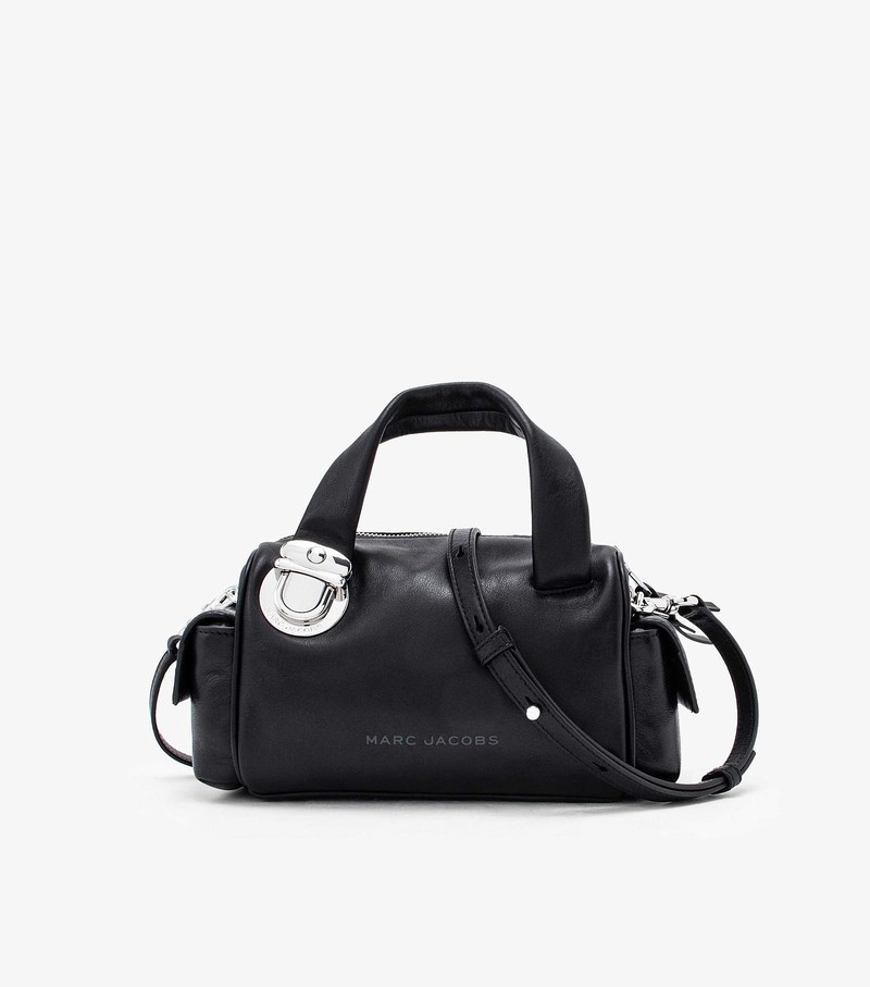 Women\'s Marc Jacobs Pushlock Mini Bags Black | UAE-908174