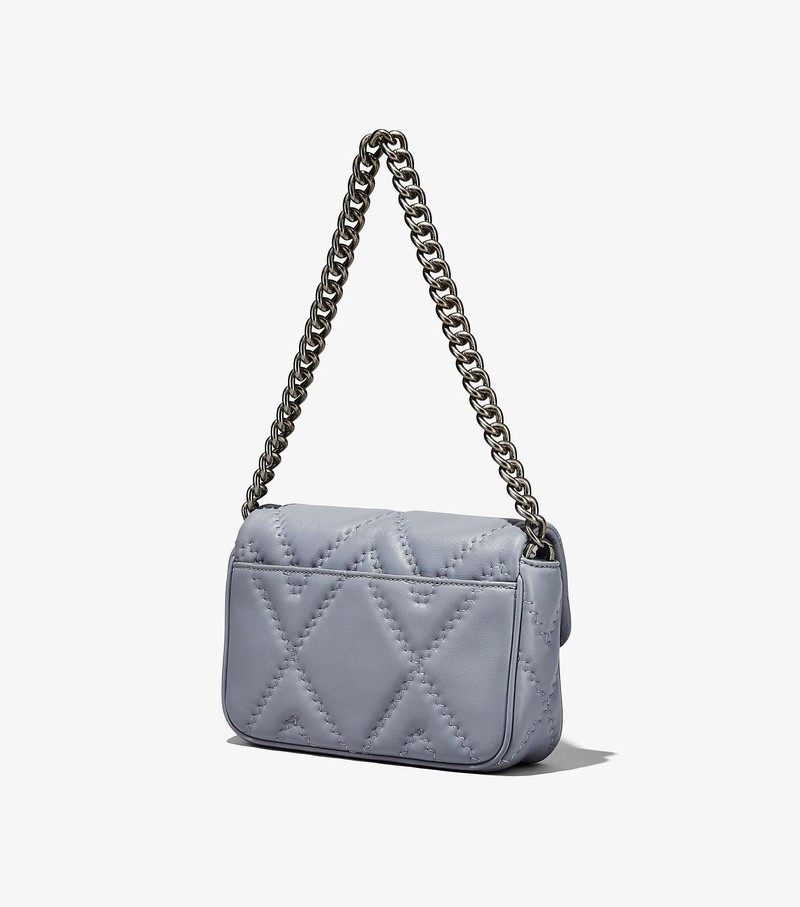 Women's Marc Jacobs Quilted Leather J Marc Shoulder Bags Grey | UAE-430895