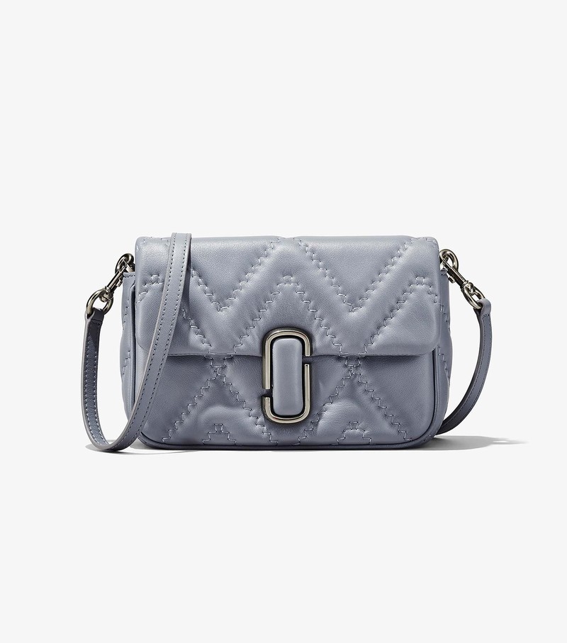 Women's Marc Jacobs Quilted Leather J Marc Shoulder Bags Grey | UAE-430895