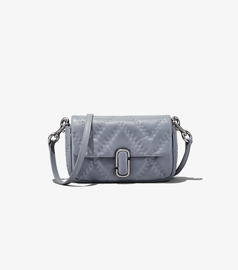 Women's Marc Jacobs Quilted Leather J Marc Mini Bags Grey | UAE-523740