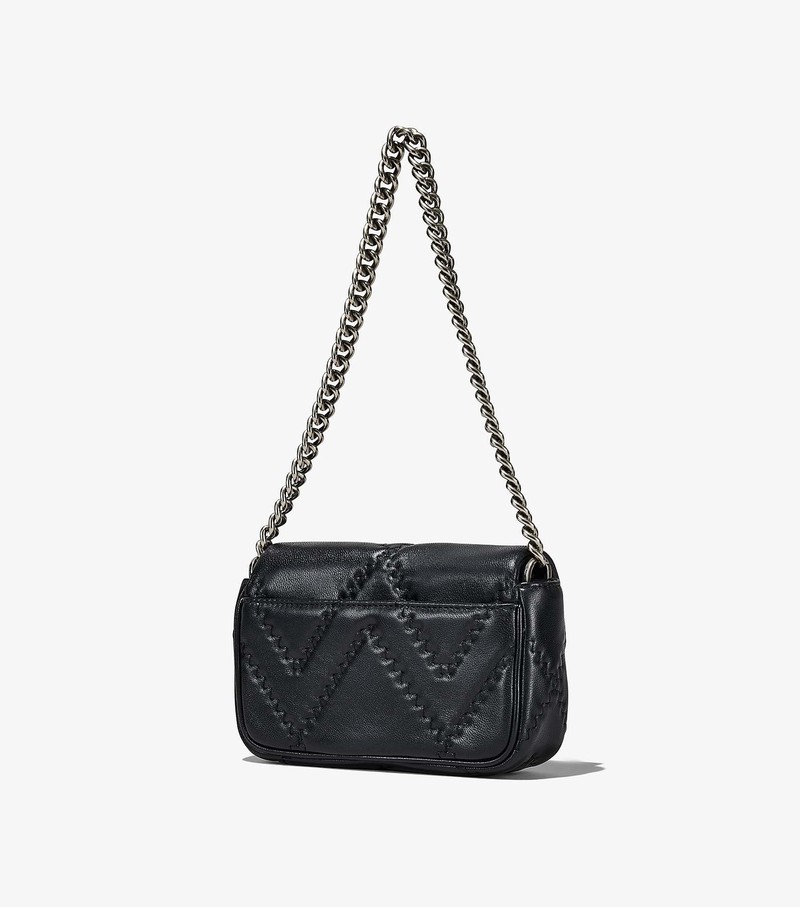 Women's Marc Jacobs Quilted Leather J Marc Mini Bags Black | UAE-610375