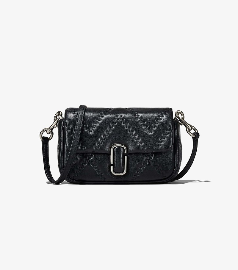 Women's Marc Jacobs Quilted Leather J Marc Mini Bags Black | UAE-610375