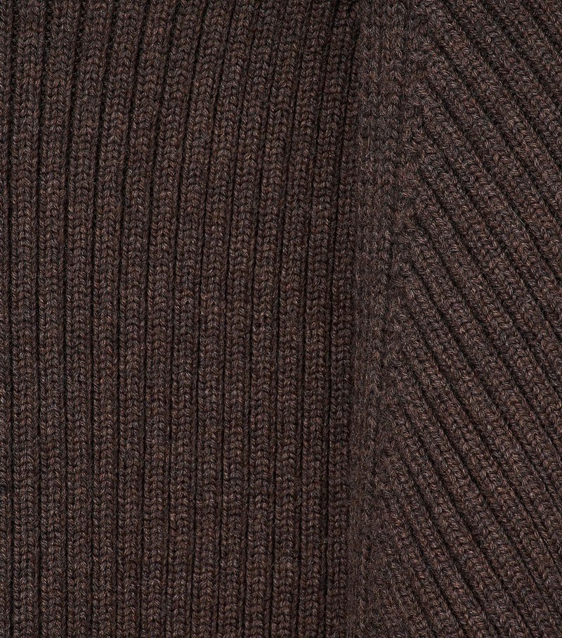 Women's Marc Jacobs Ribbed Bolero Cardigan Sweater Brown | UAE-836579