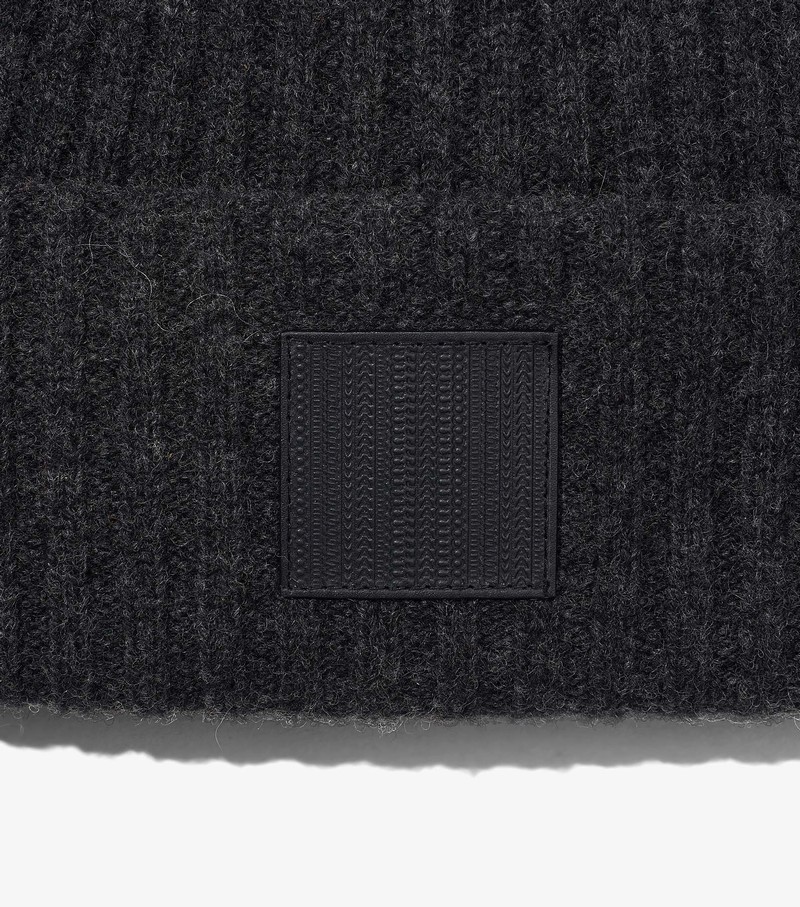 Women's Marc Jacobs Ribbed Hats Black | UAE-378254