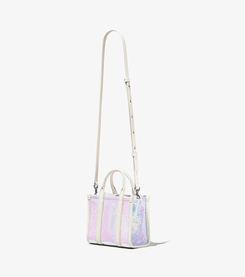 Women's Marc Jacobs Sequin Micro Tote Mini Bags Multicolor | UAE-478539