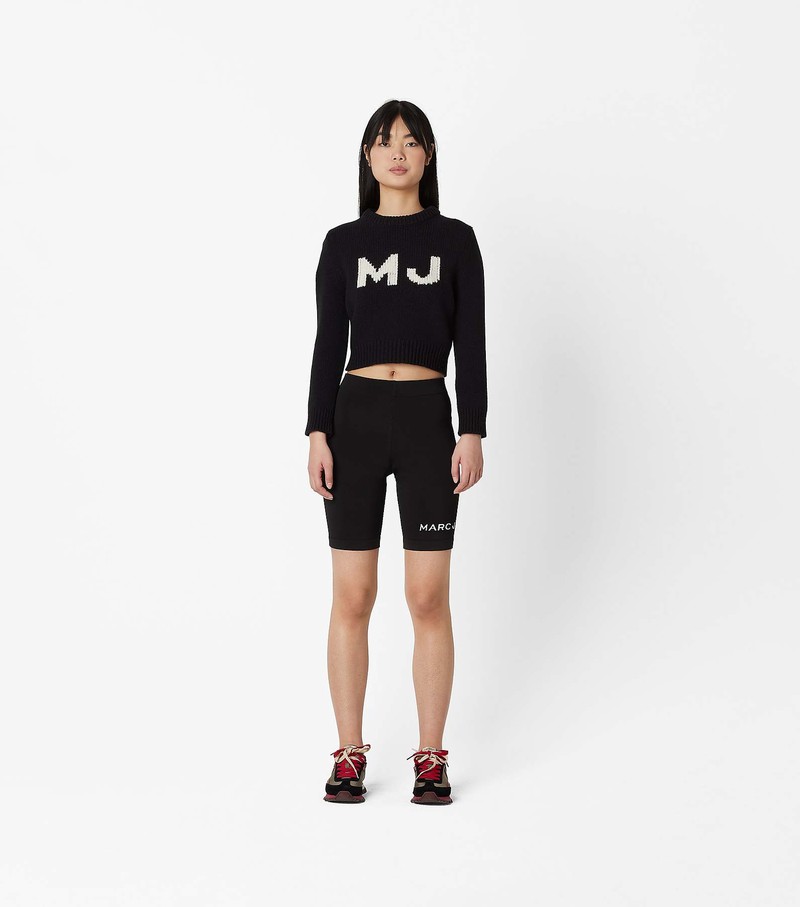 Women's Marc Jacobs Shrunken Sweater Black | UAE-820647