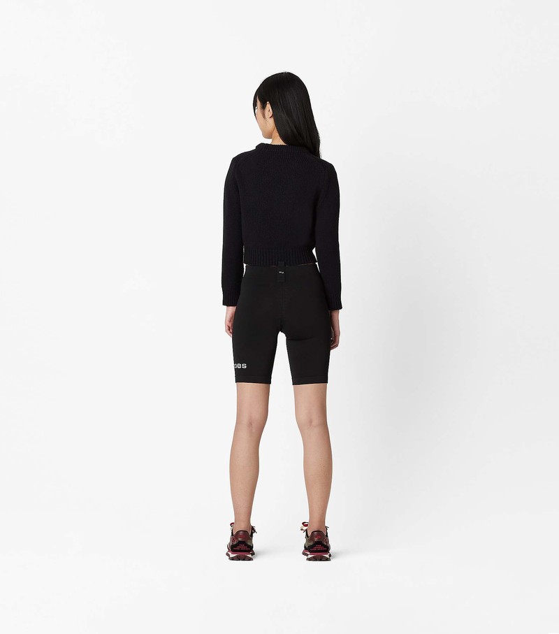 Women's Marc Jacobs Shrunken Sweater Black | UAE-820647