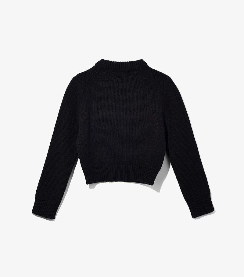 Women's Marc Jacobs Shrunken Sweater Black | UAE-820647