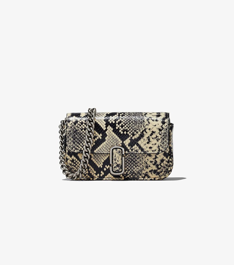 Women\'s Marc Jacobs Snake-Embossed J Marc Mini Shoulder Bags Multicolor | UAE-523469