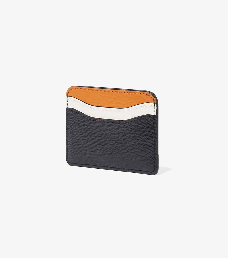 Women's Marc Jacobs Snapshot Card Case Black / Orange / White | UAE-917084