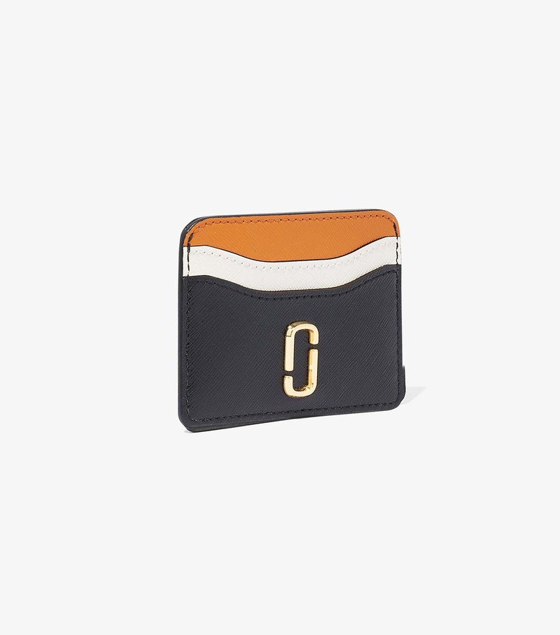 Women's Marc Jacobs Snapshot Card Case Black / Orange / White | UAE-917084