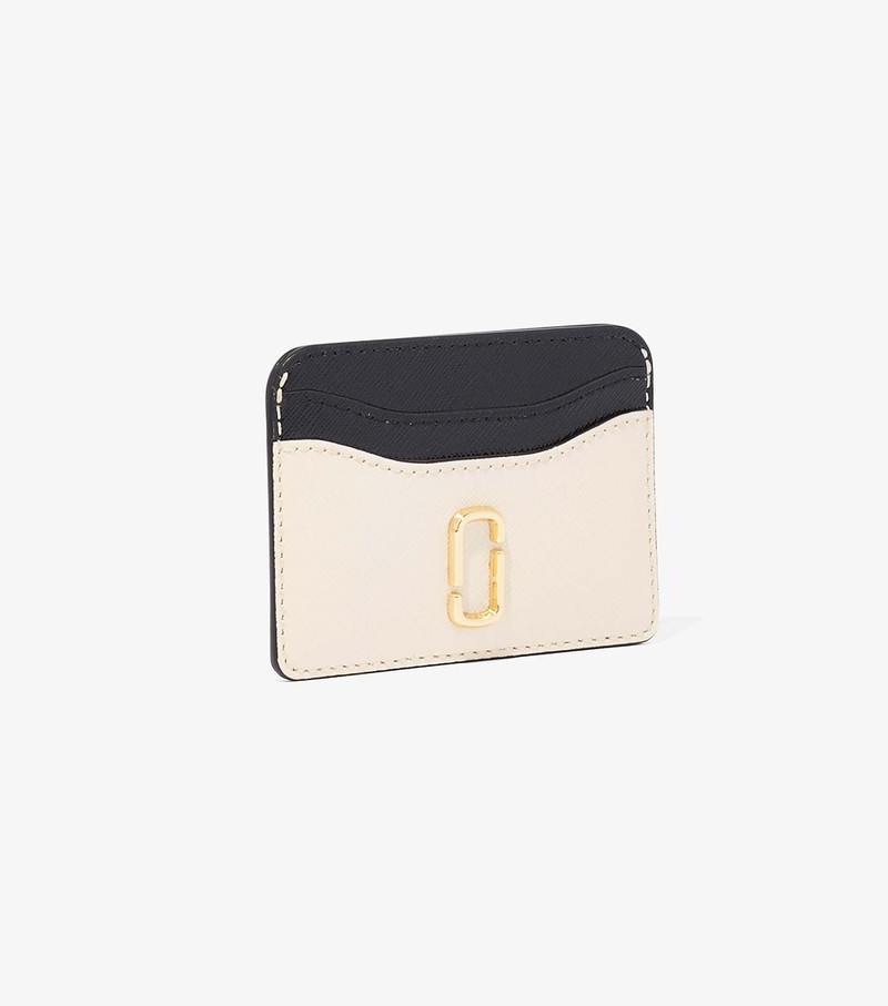 Women's Marc Jacobs Snapshot Card Case Black / White | UAE-986307