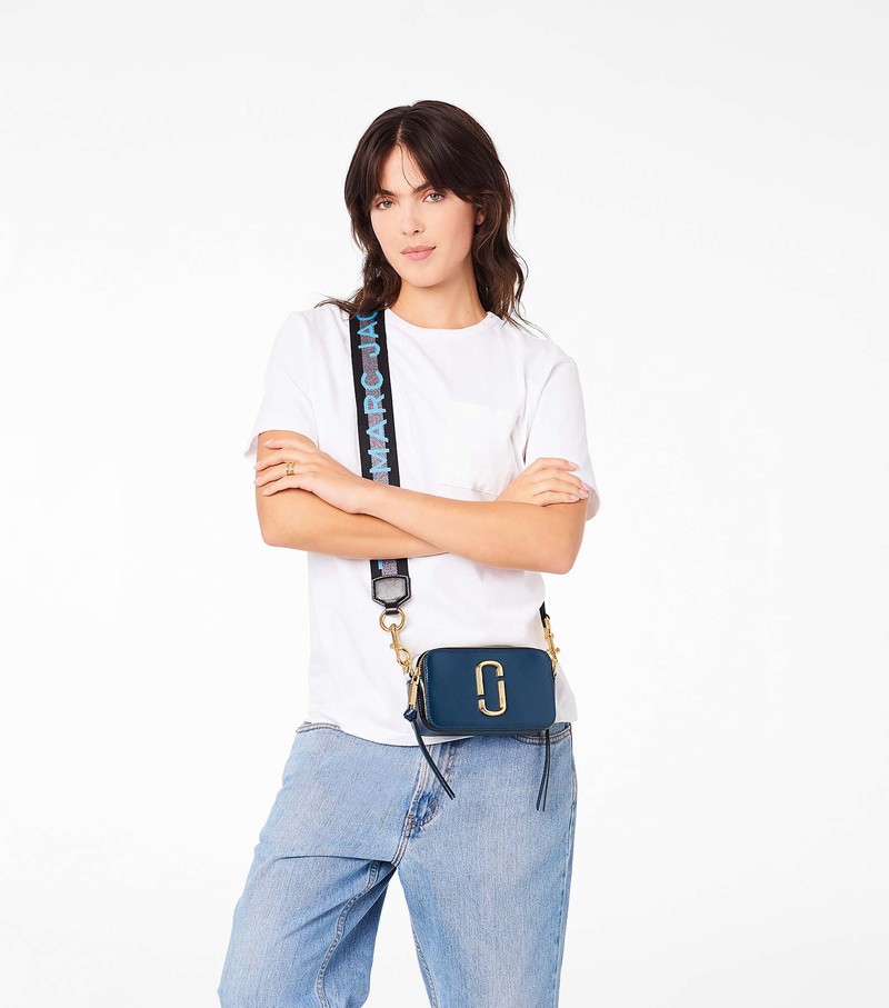 Women's Marc Jacobs Snapshot Crossbody Bags Blue / Multicolor | UAE-082451