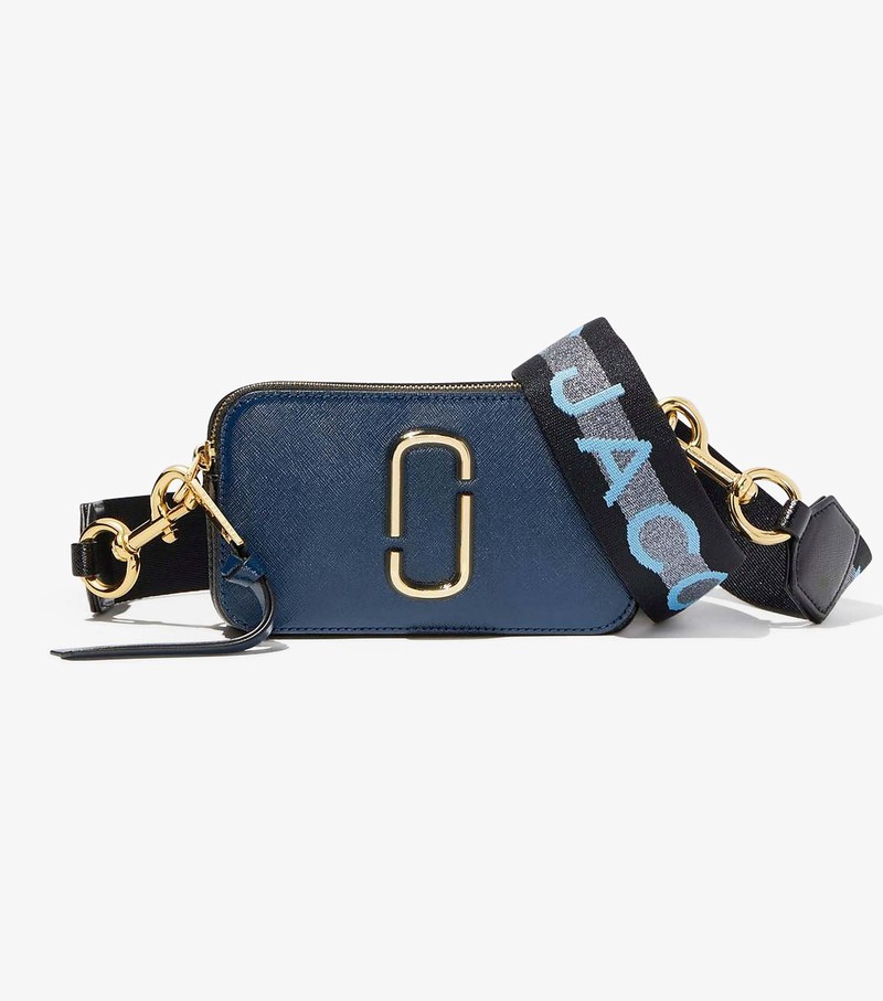 Women\'s Marc Jacobs Snapshot Crossbody Bags Blue / Multicolor | UAE-082451