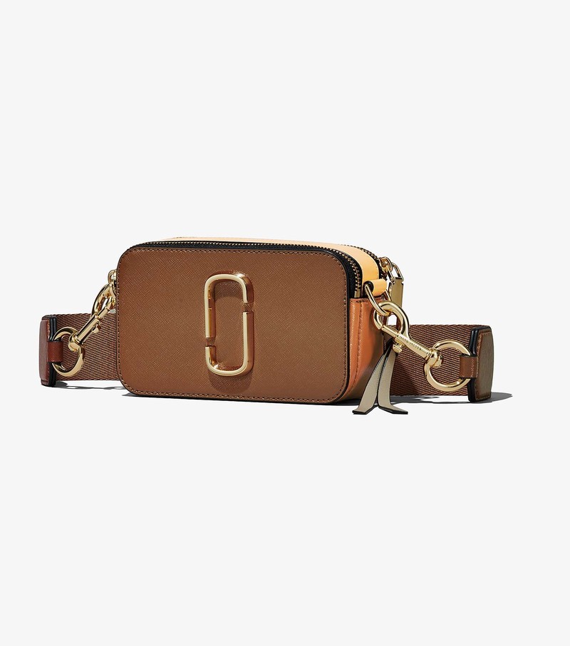 Women's Marc Jacobs Snapshot Crossbody Bags Khaki / Multicolor | UAE-134256