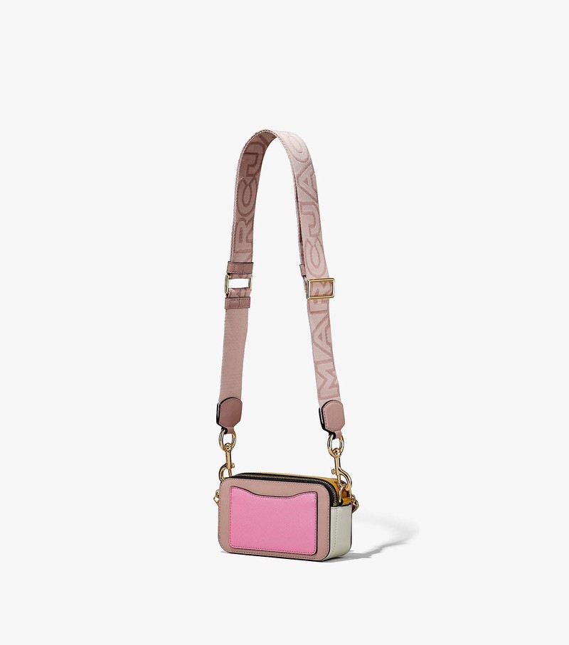 Women's Marc Jacobs Snapshot Crossbody Bags Pink / Multicolor | UAE-149065