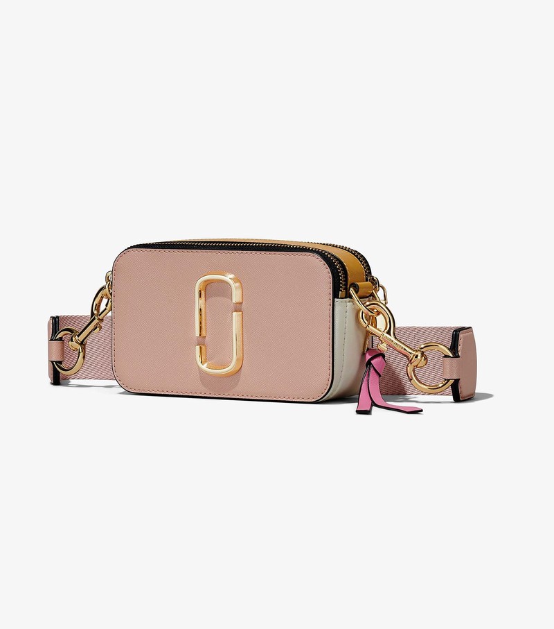 Women's Marc Jacobs Snapshot Crossbody Bags Pink / Multicolor | UAE-149065