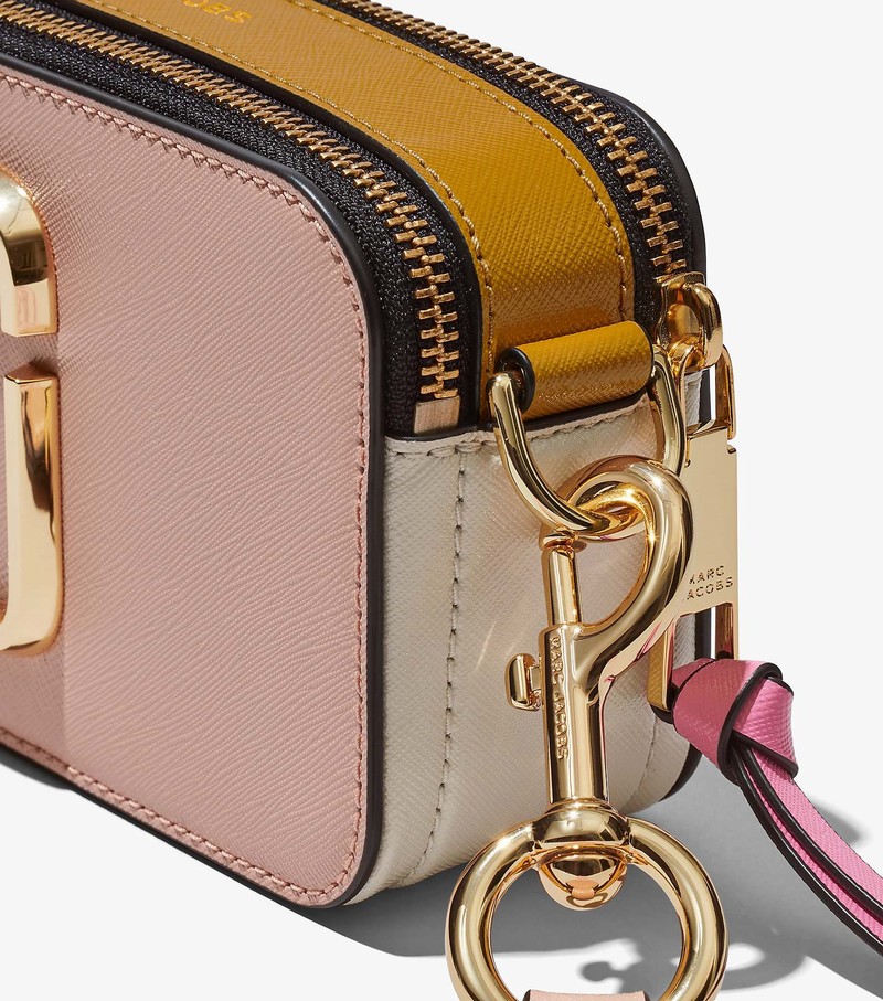 Women's Marc Jacobs Snapshot Crossbody Bags Pink / Multicolor | UAE-149065