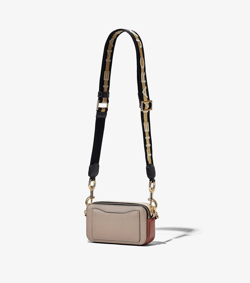 Women's Marc Jacobs Snapshot Crossbody Bags Beige | UAE-386950