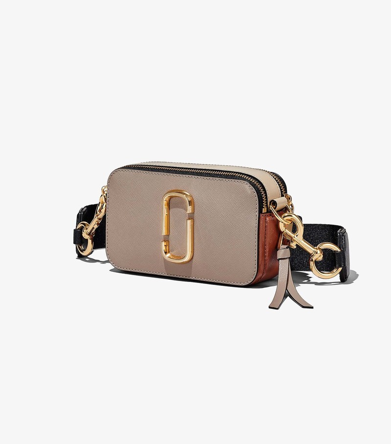 Women's Marc Jacobs Snapshot Crossbody Bags Beige | UAE-386950