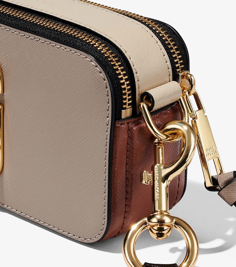 Women's Marc Jacobs Snapshot Crossbody Bags Beige | UAE-386950