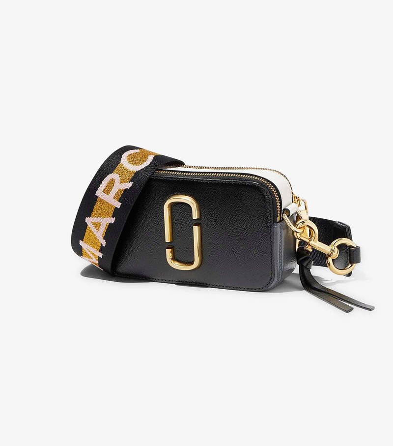 Women's Marc Jacobs Snapshot Crossbody Bags Black | UAE-561342