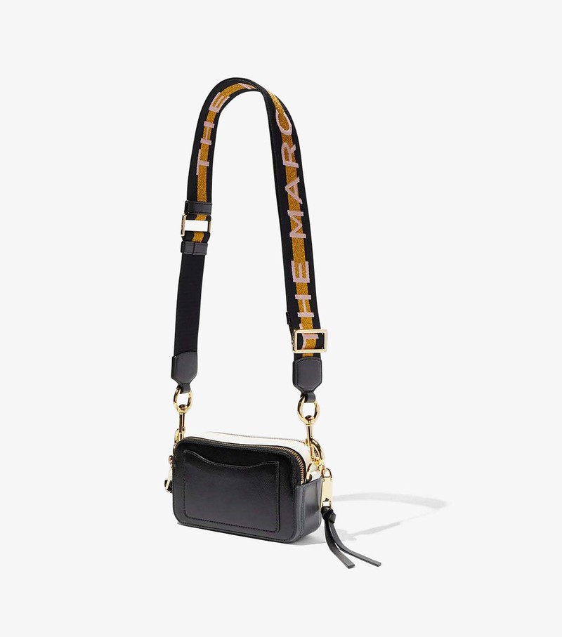 Women's Marc Jacobs Snapshot Crossbody Bags Black | UAE-561342