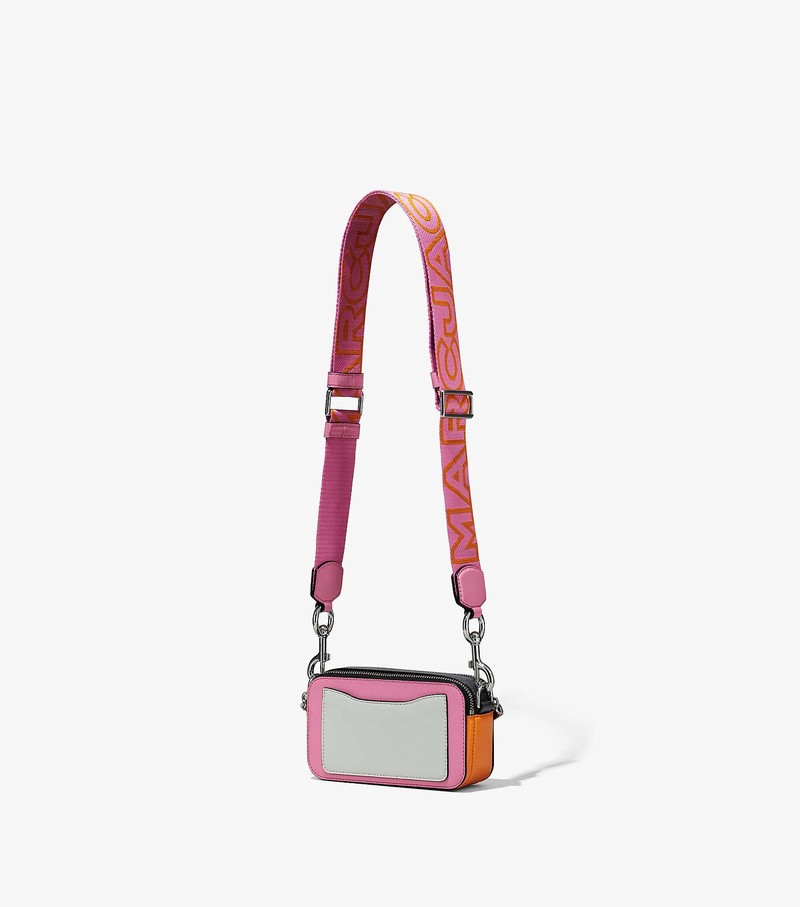 Women's Marc Jacobs Snapshot Crossbody Bags Pink / Multicolor | UAE-634057