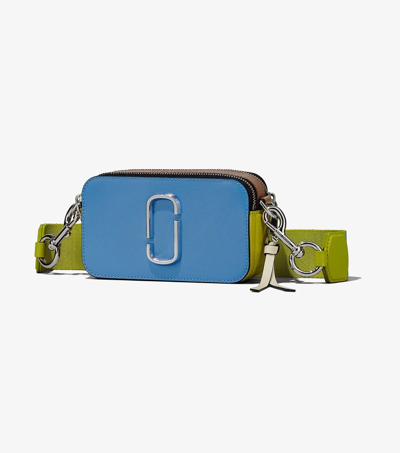 Women's Marc Jacobs Snapshot Crossbody Bags Blue / Multicolor | UAE-815032