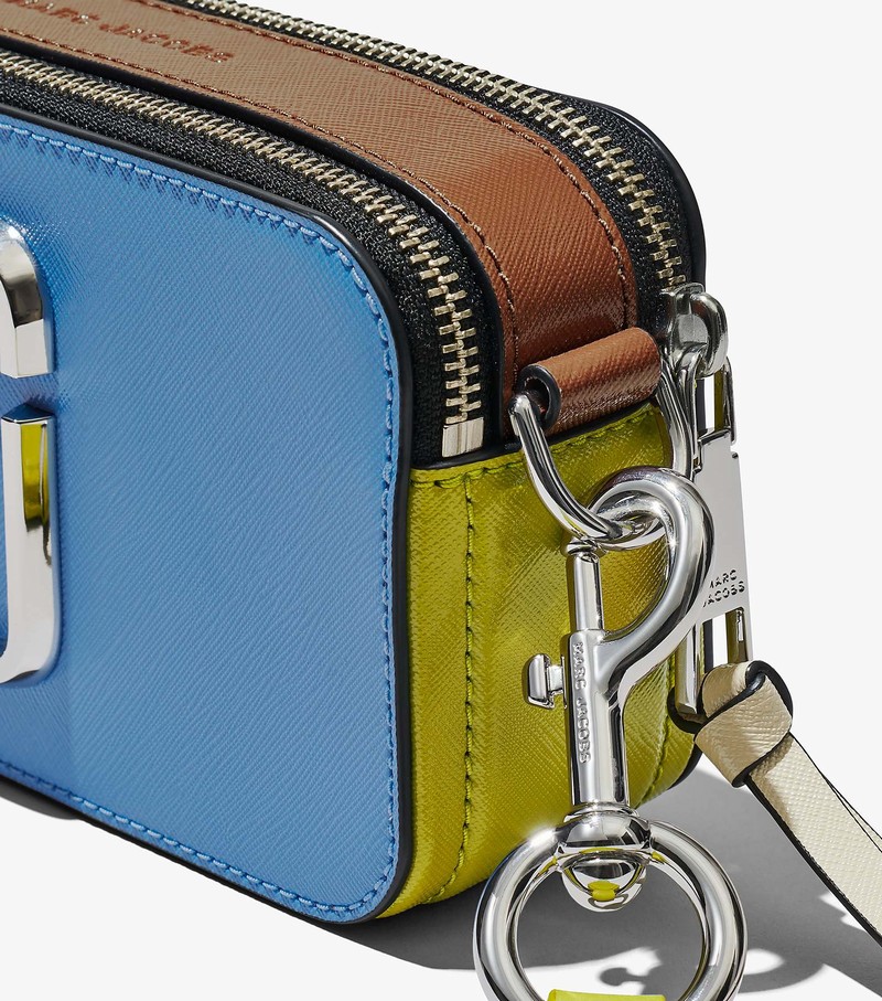 Women's Marc Jacobs Snapshot Crossbody Bags Blue / Multicolor | UAE-815032