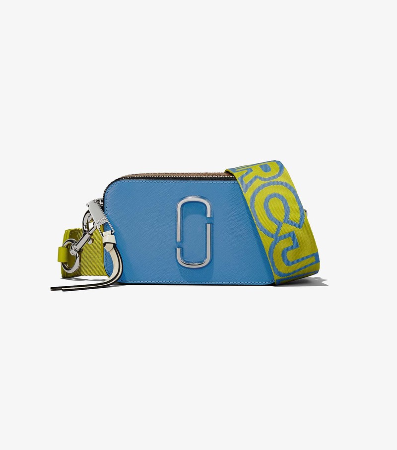 Women\'s Marc Jacobs Snapshot Crossbody Bags Blue / Multicolor | UAE-815032