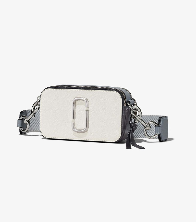 Women's Marc Jacobs Snapshot Crossbody Bags White / Multicolor | UAE-923586