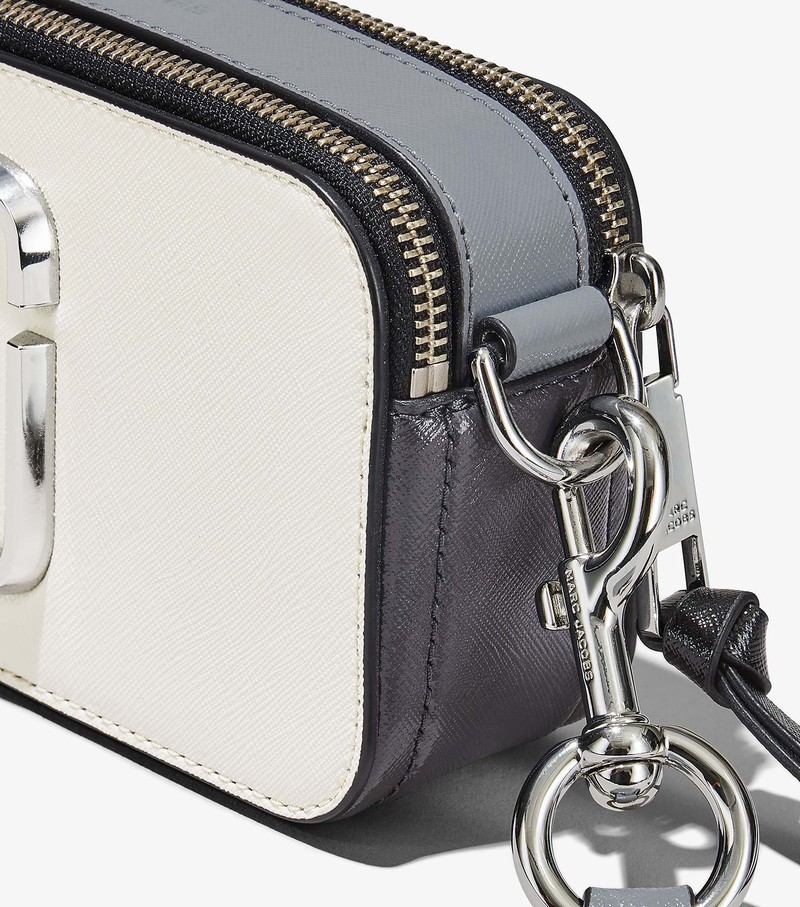 Women's Marc Jacobs Snapshot Crossbody Bags White / Multicolor | UAE-923586