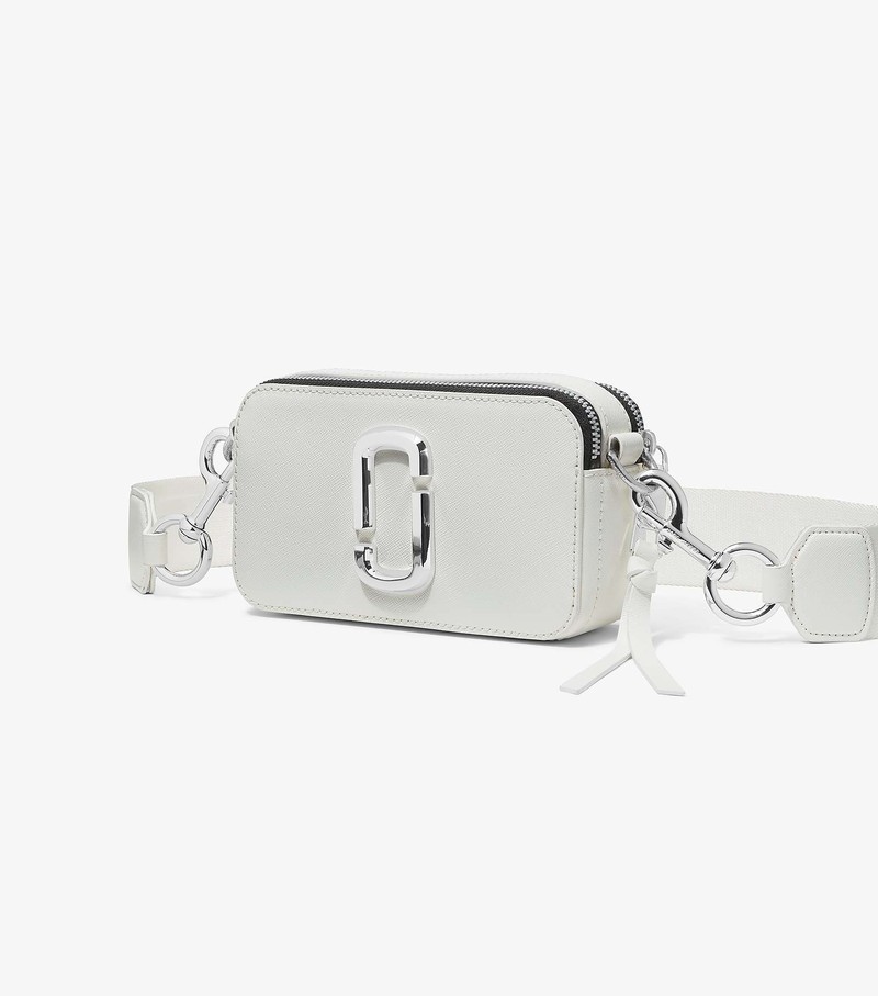 Women's Marc Jacobs Snapshot DTM Crossbody Bags White | UAE-086924