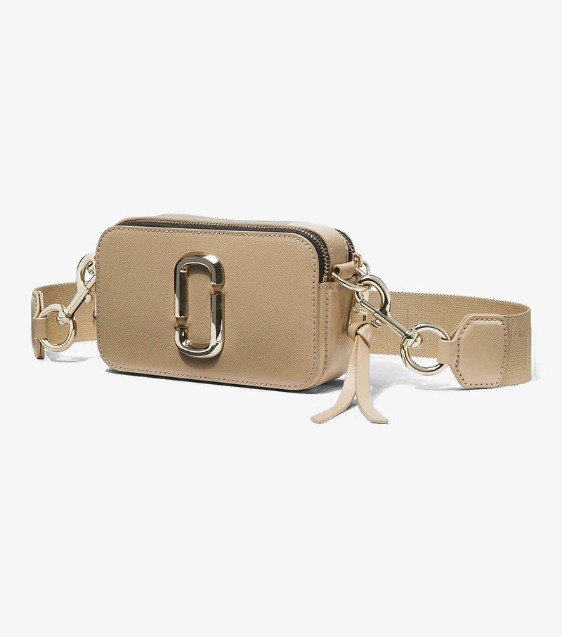 Women's Marc Jacobs Snapshot DTM Crossbody Bags Beige | UAE-246371