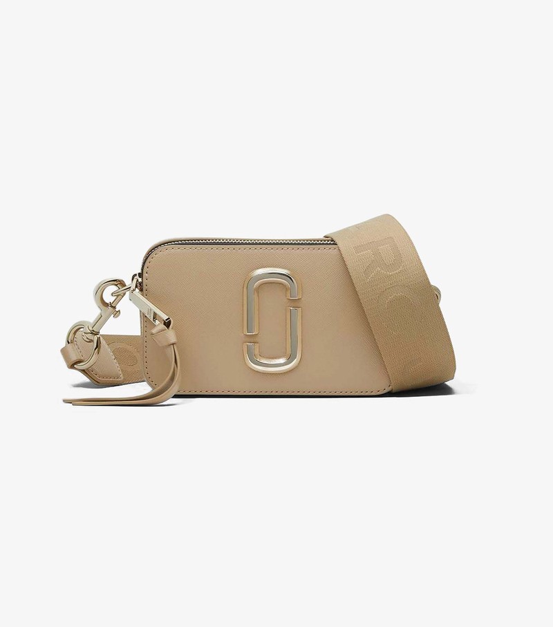 Women\'s Marc Jacobs Snapshot DTM Crossbody Bags Beige | UAE-246371