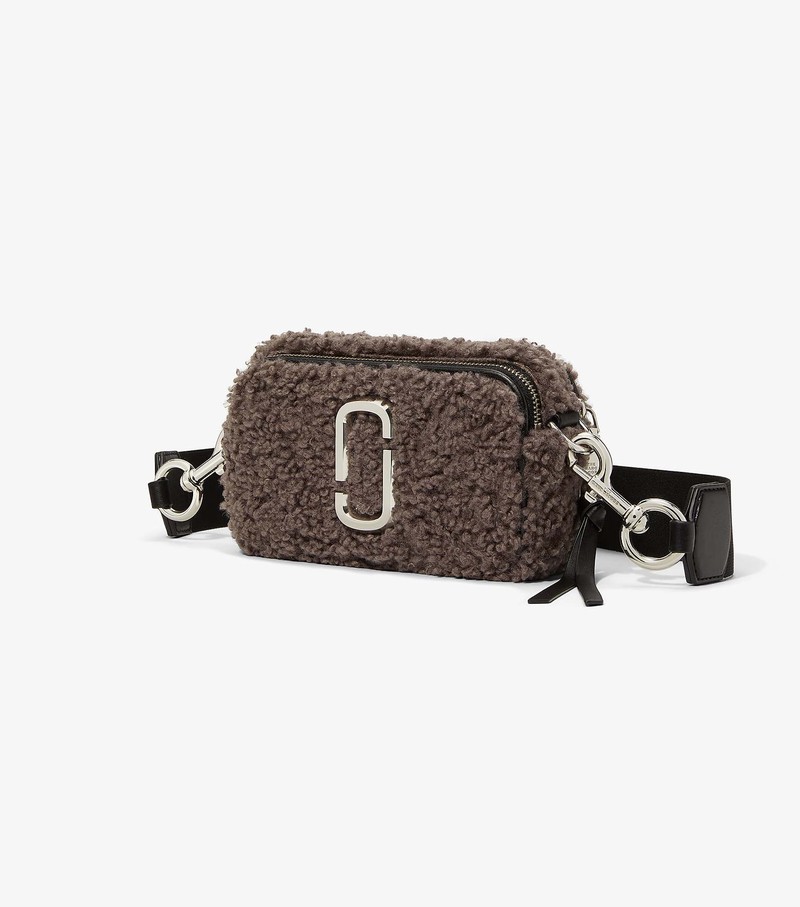 Women's Marc Jacobs Snapshot Teddy Mini Bags Grey | UAE-678250