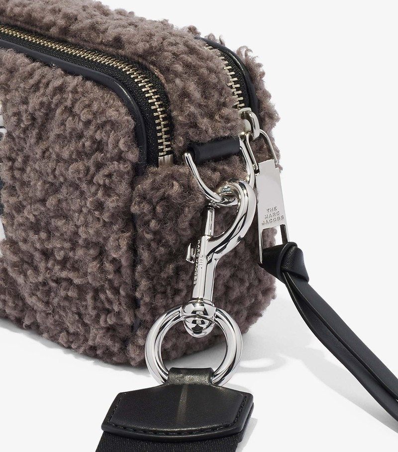 Women's Marc Jacobs Snapshot Teddy Mini Bags Grey | UAE-678250