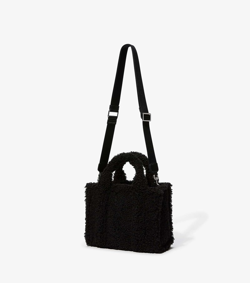 Women's Marc Jacobs Teddy Mini Tote Bags Black | UAE-346098