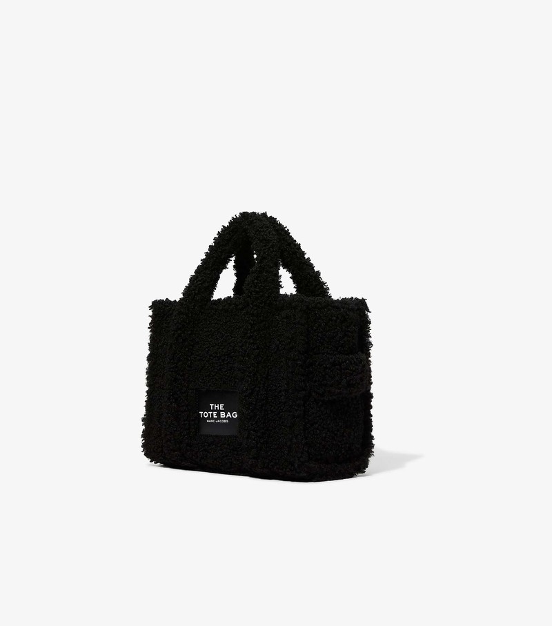 Women's Marc Jacobs Teddy Mini Tote Bags Black | UAE-346098