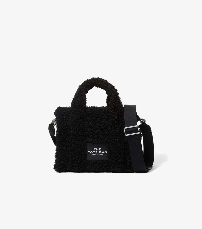 Women\'s Marc Jacobs Teddy Mini Tote Bags Black | UAE-346098